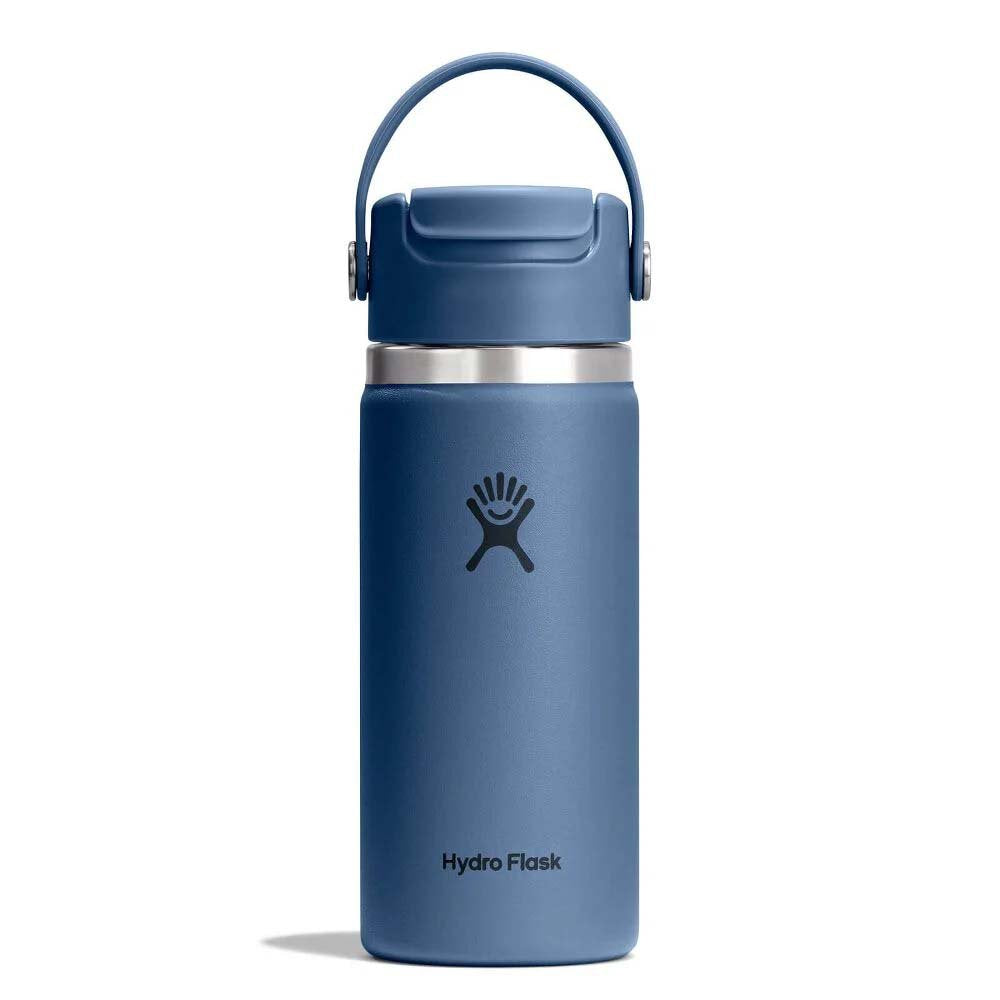 Hydro Flask Water Bottles Harbor Blue Hydro Flask 16oz Flip Sip Travel Mug