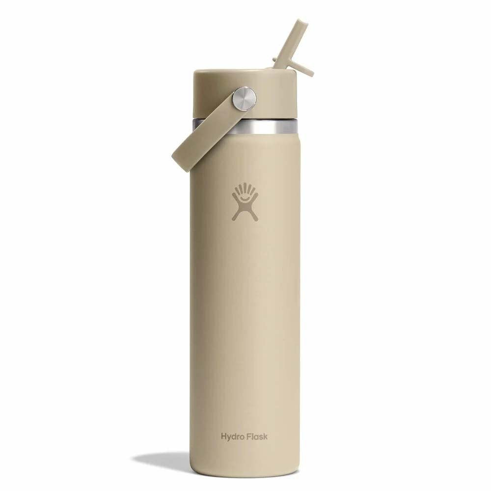 Hydro Flask Water Bottles Oat Hydro Flask 24oz Wide Mouth Flex Straw Cap Water Bottle