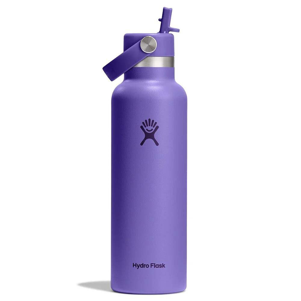Hydro Flask Water Bottles Utopia Purple Hydro Flask 21oz Standard Flex Straw Cap