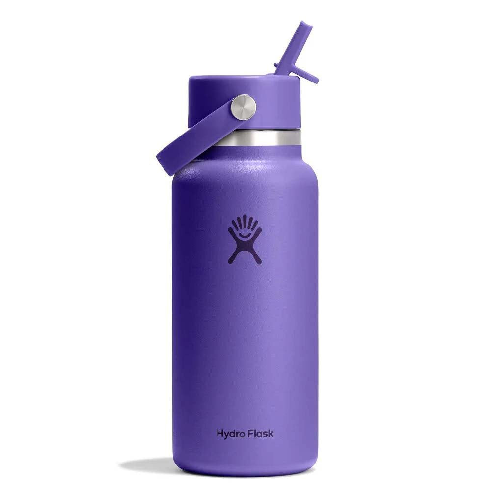 Hydro Flask Water Bottles Utopia Purple Hydro Flask 32oz Wide Flex Straw Cap
