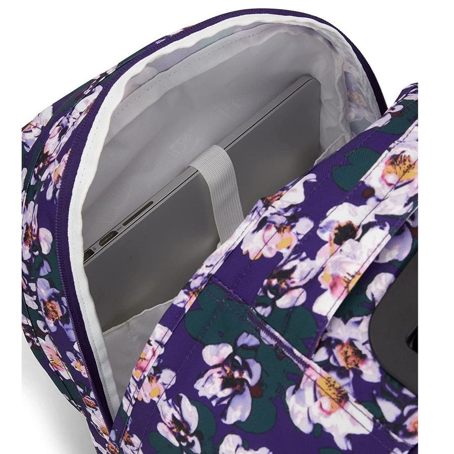 Jansport Backpack on Wheels Purple Petals Jansport Driver 8 Wheeled Backpack - Purple Petals
