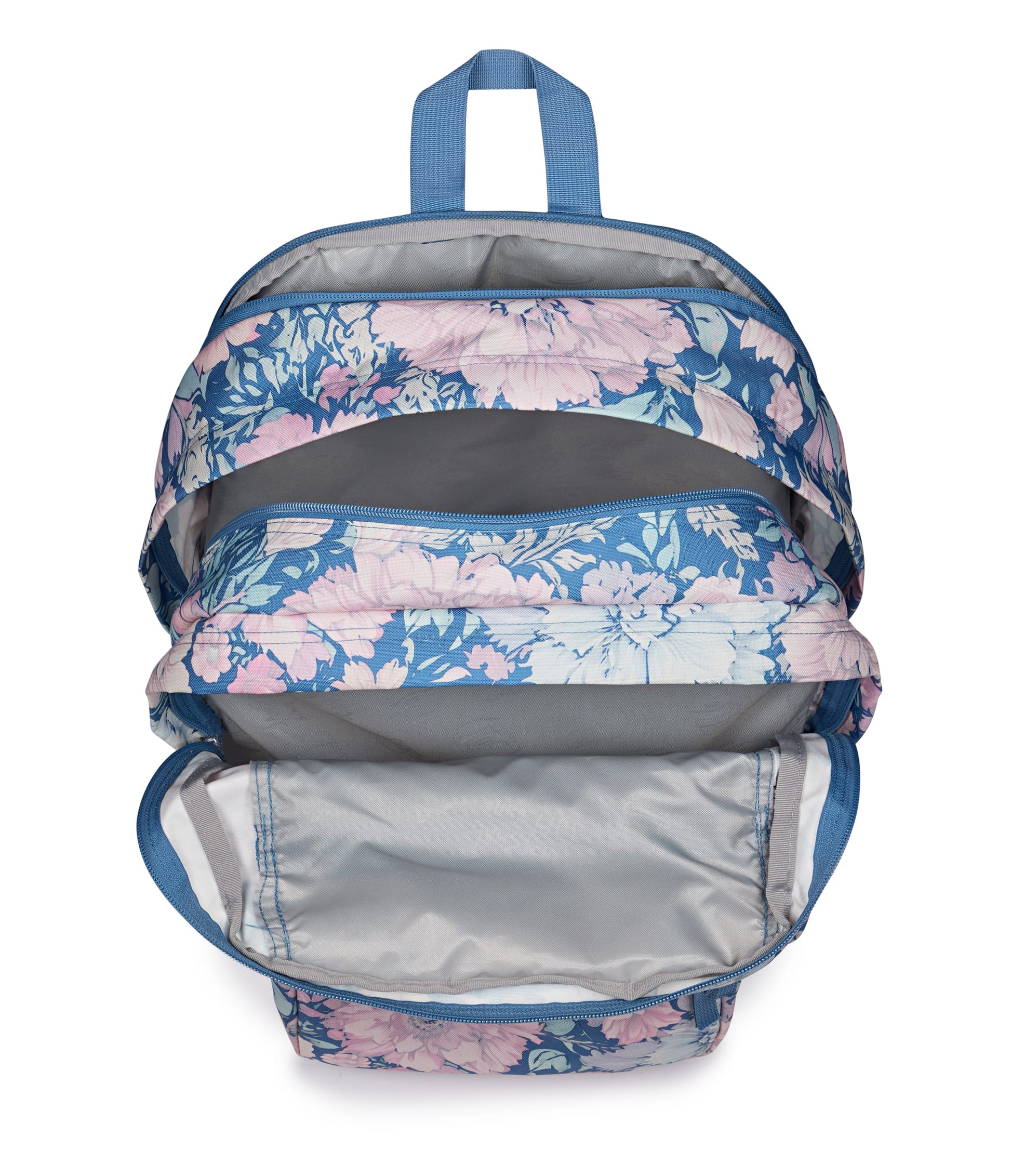 Jansport Backpacks Faded Tapestry Elemental Blue JanSport Big Student Backpack - Faded Tapestry Elemental Blue