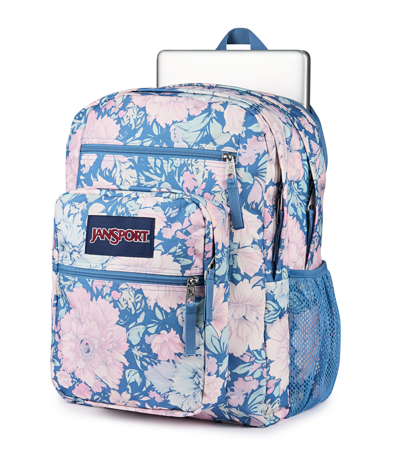 Jansport Backpacks Faded Tapestry Elemental Blue JanSport Big Student Backpack - Faded Tapestry Elemental Blue