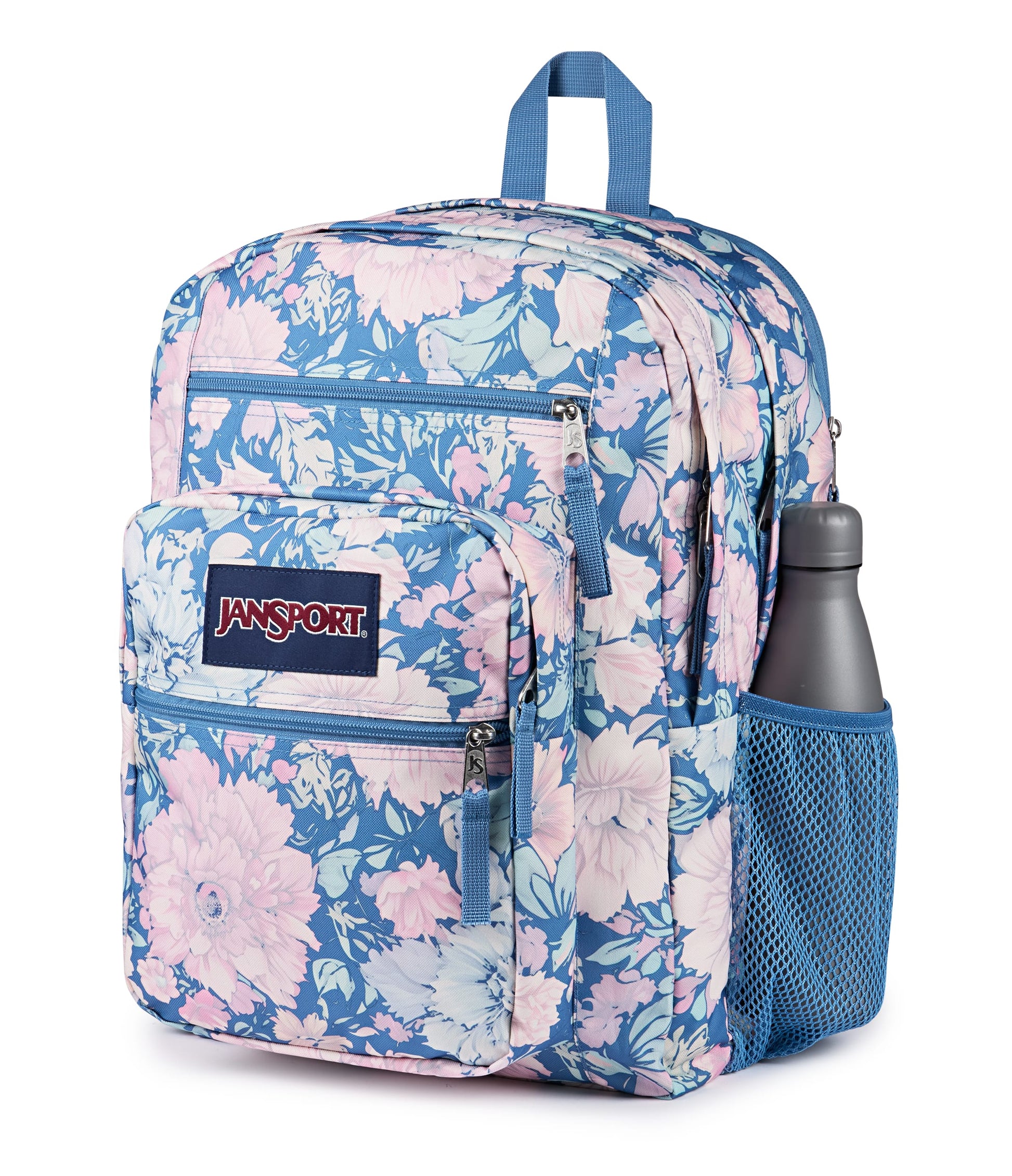 Jansport Backpacks Faded Tapestry Elemental Blue JanSport Big Student Backpack - Faded Tapestry Elemental Blue