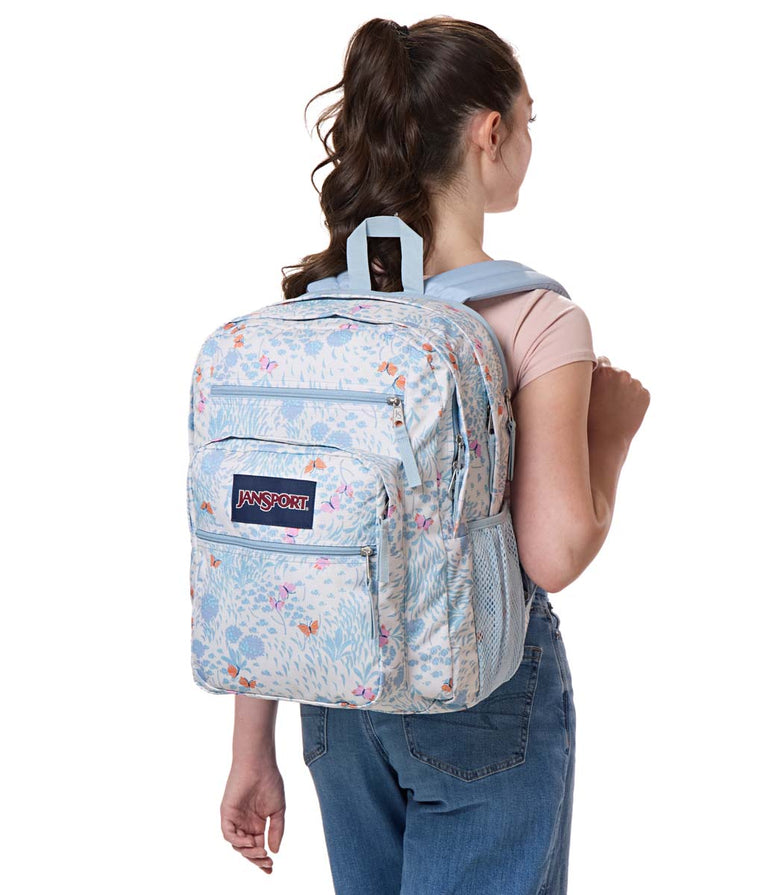 Jansport Backpacks Fluttering Fields JanSport Big Student Backpack - Fluttering Fields