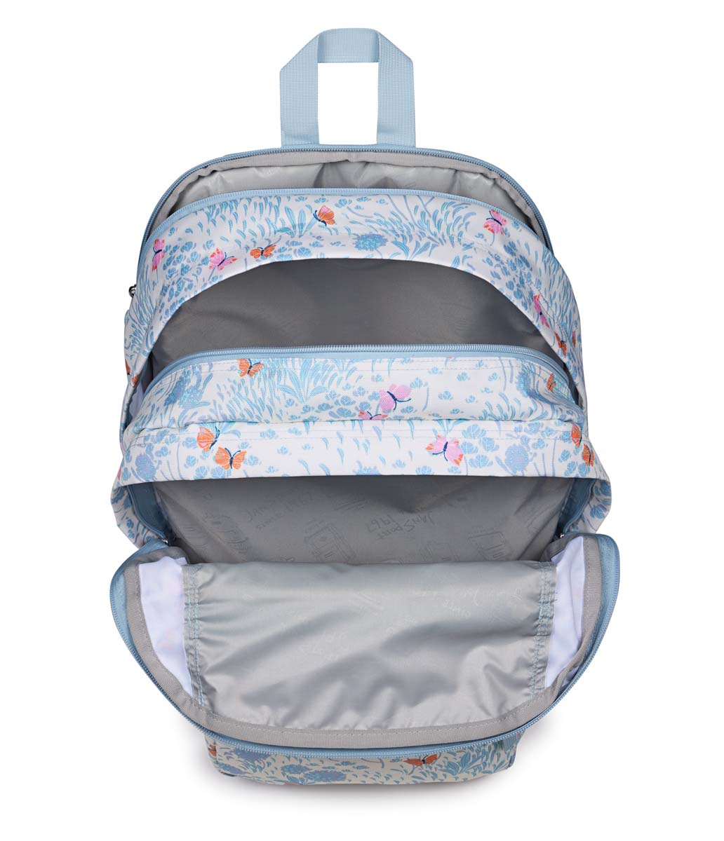 Jansport Backpacks Fluttering Fields JanSport Big Student Backpack - Fluttering Fields