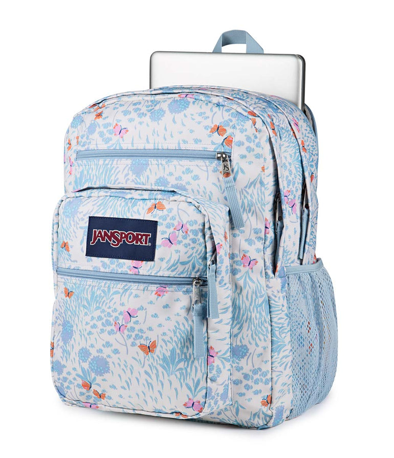 Jansport Backpacks Fluttering Fields JanSport Big Student Backpack - Fluttering Fields