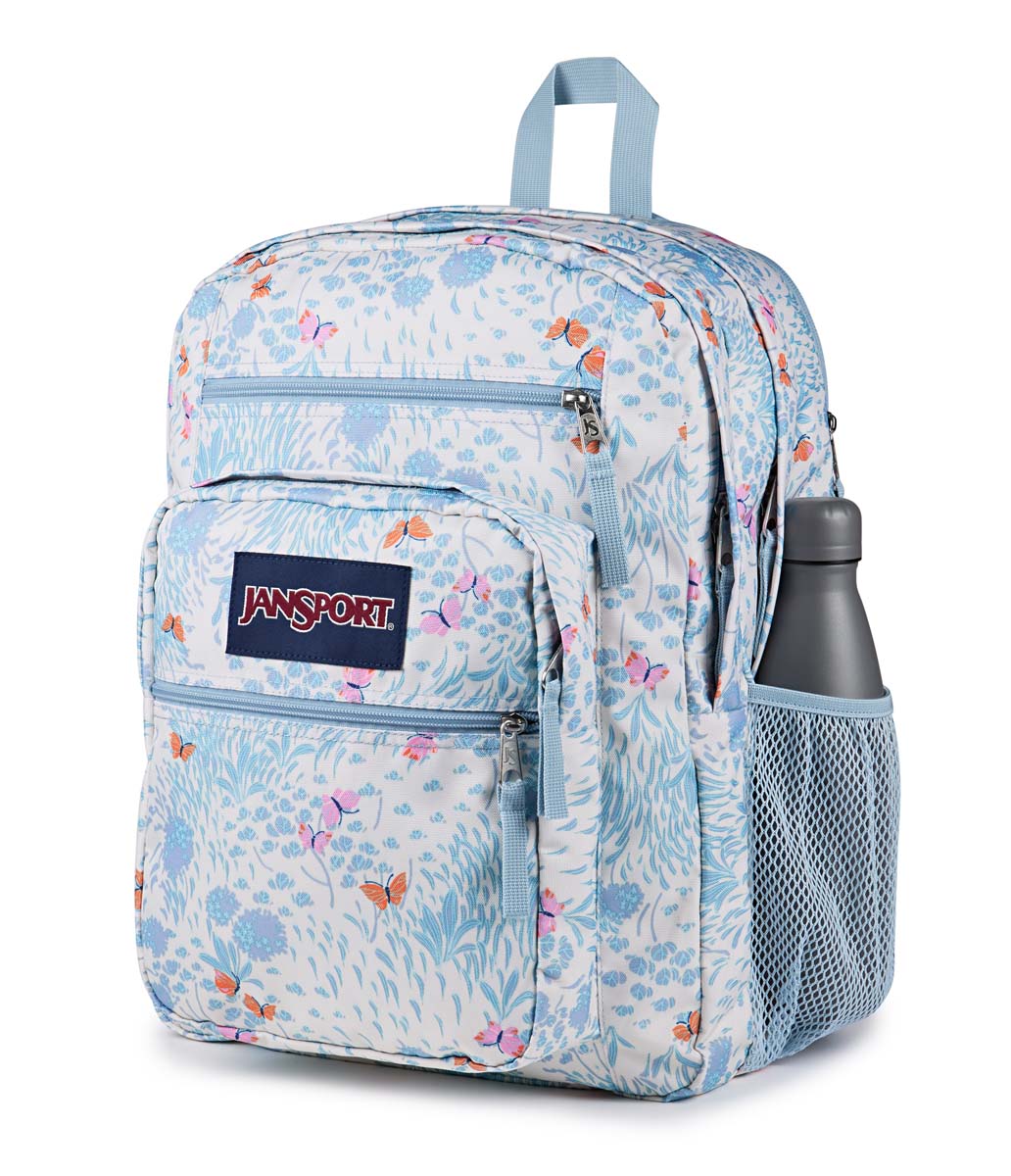 Jansport Backpacks Fluttering Fields JanSport Big Student Backpack - Fluttering Fields