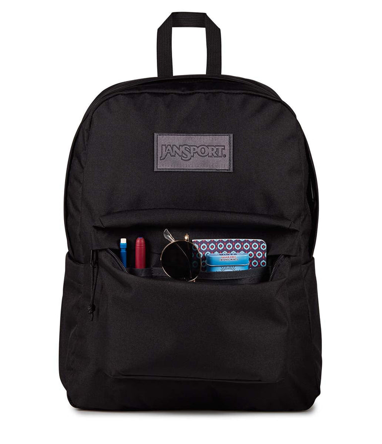 Jansport Backpacks Monochrome Black JanSport SuperBreak Plus Backpack - Monochrome Black