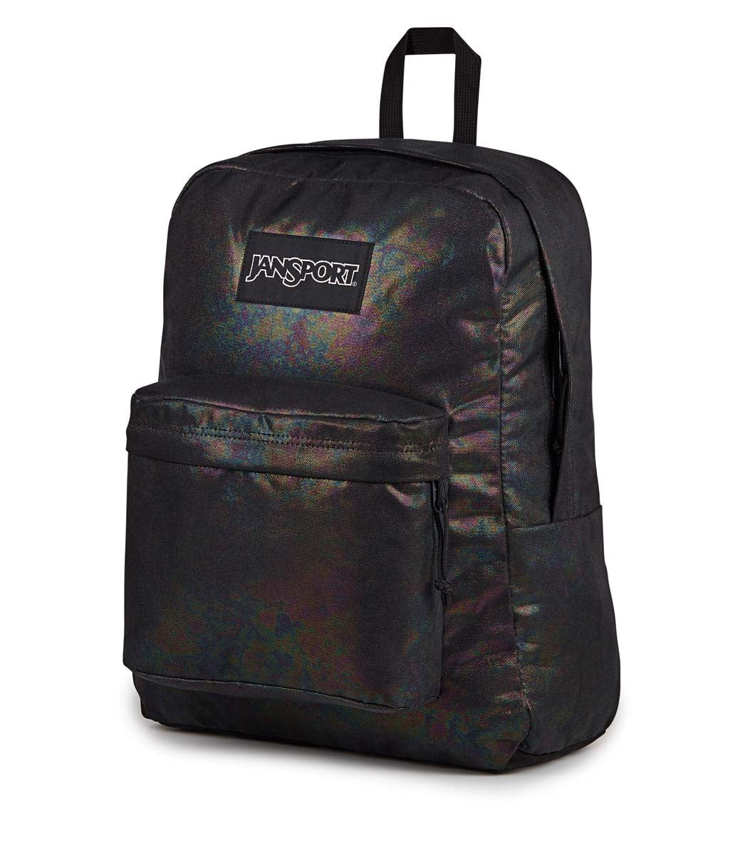 Jansport Backpacks Oil Slick Black JanSport SuperBreak Plus FX Backpack - Oil Slick Black