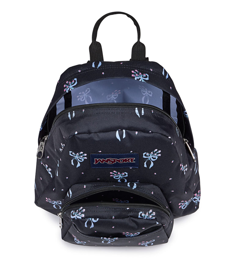 Jansport Backpacks Pastel Petals Black JanSport Half Pint Mini Backpack - Pastel Petals Black
