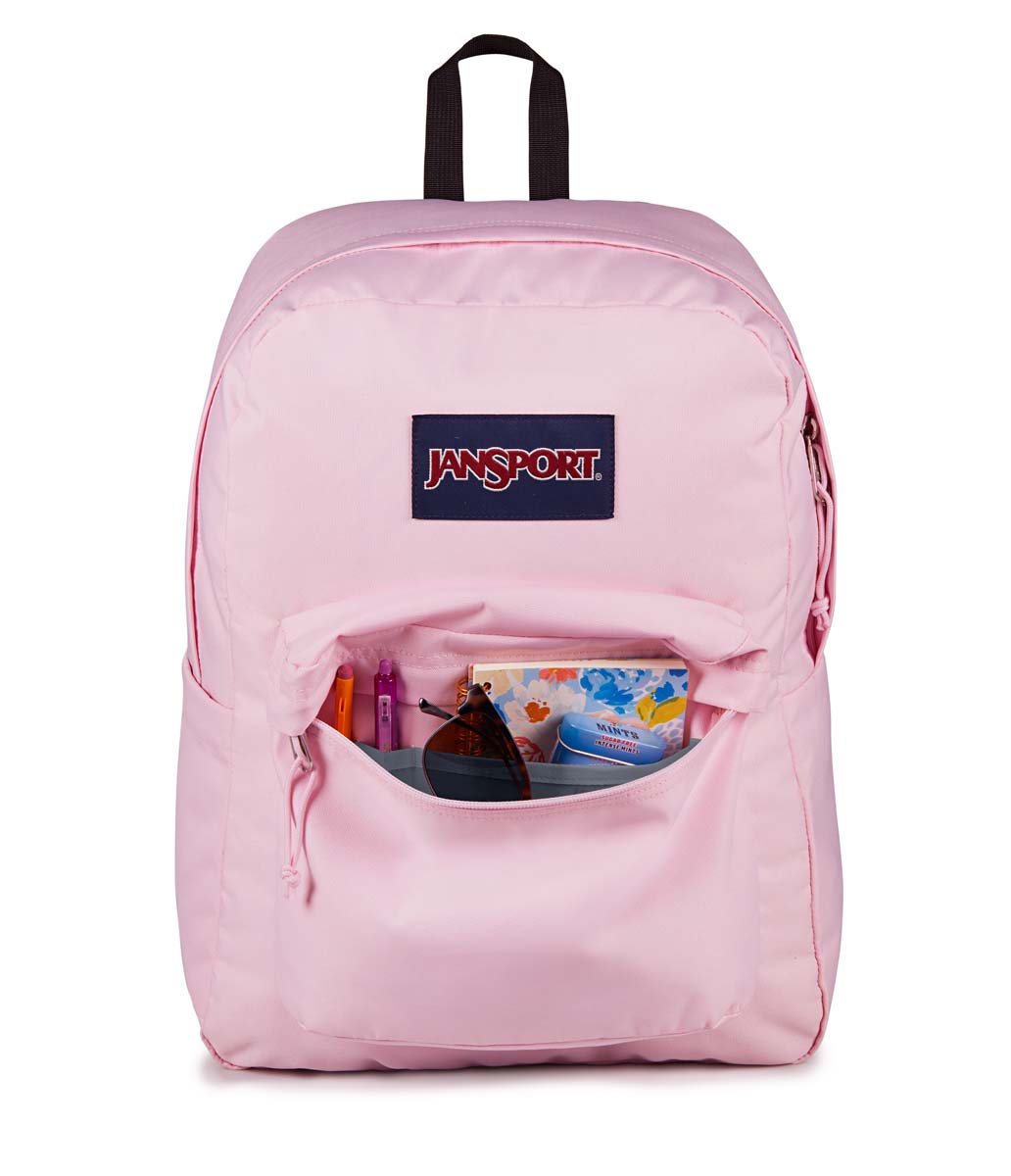 Jansport Backpacks Pink Ice JanSport SuperBreak Plus Backpack - Pink Ice