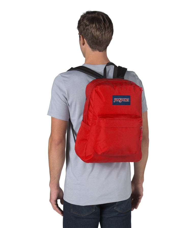 Jansport Backpacks Red Tape JanSport SuperBreak Plus Backpack - Red Tape