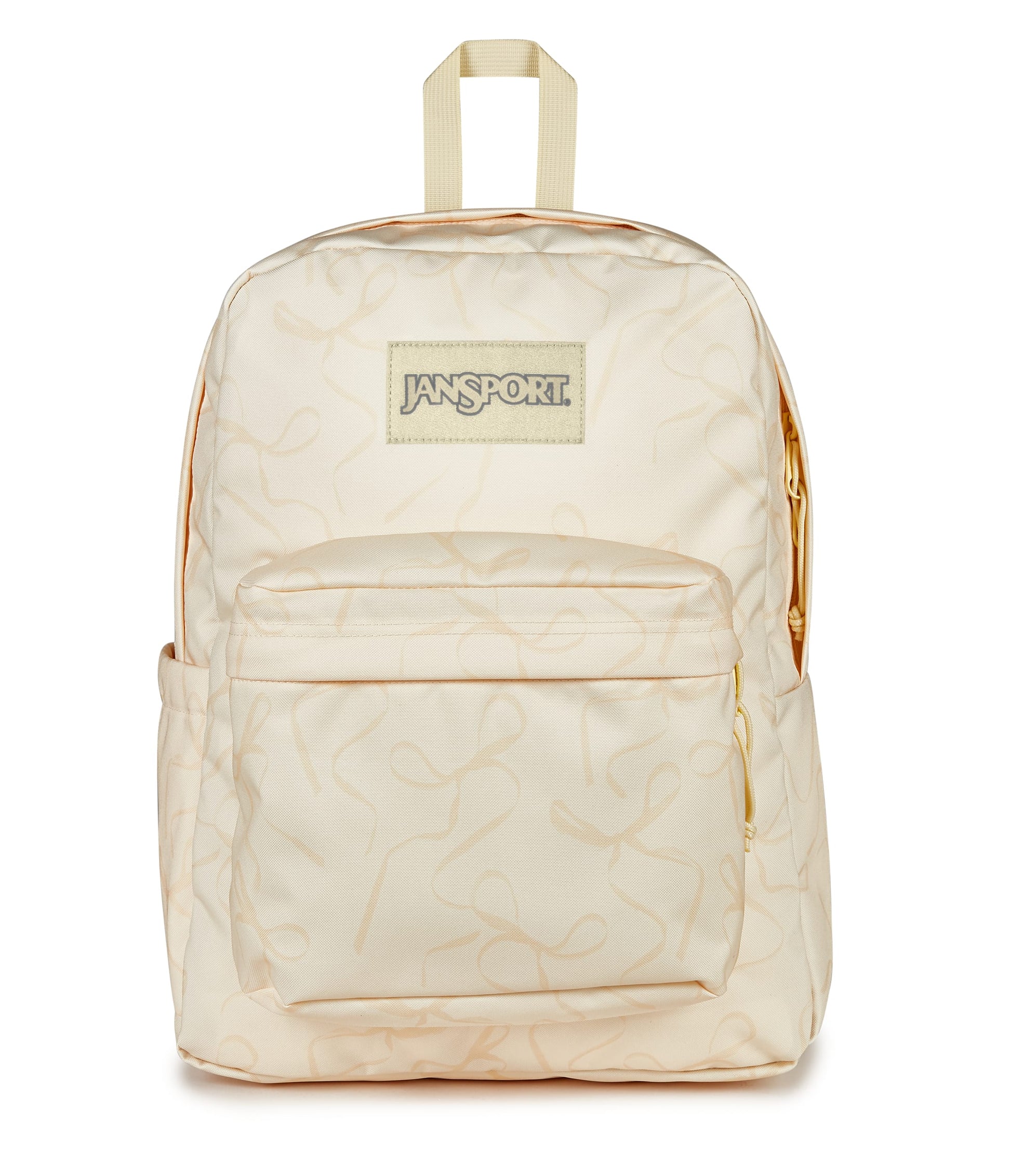 Jansport Backpacks Rows of Bows Lemon JanSport SuperBreak Plus Backpack - Rows of Bows Lemon