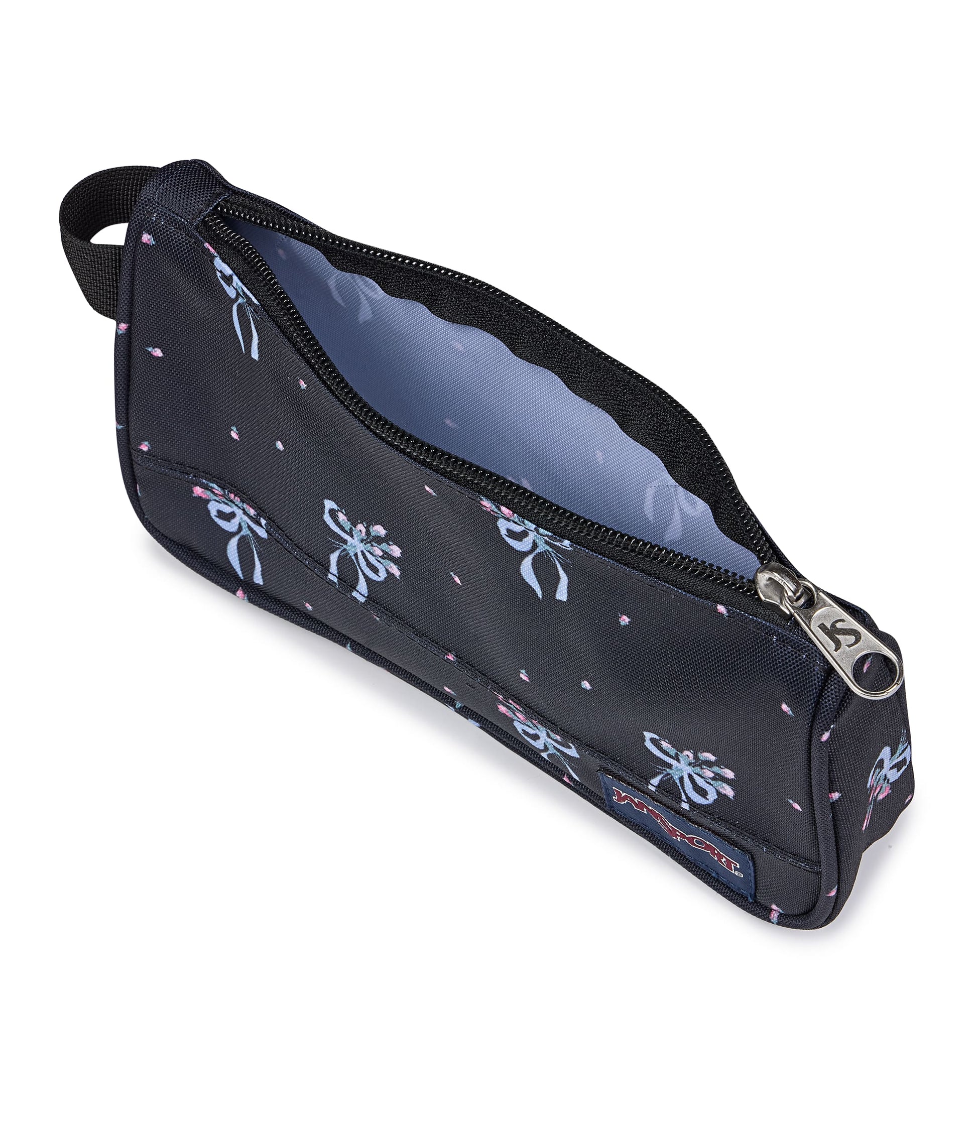 Jansport Pencil Case Pastel Petals Black JanSport Medium Accessory Pouch - Pastel Petals Black