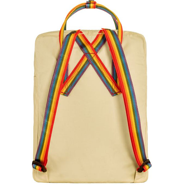 Fjallraven Kanken Rainbow Backpack - Light Oak-Rainbow Pattern