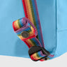 Fjallraven Kanken Rainbow Mini Backpack - Ox Red-Rainbow Pattern