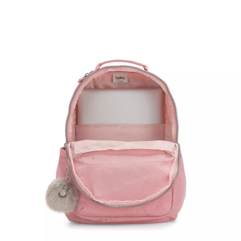 Kipling Backpacks Bridal Rose Kipling Seoul Large 15" Laptop Backpack - Bridal Rose