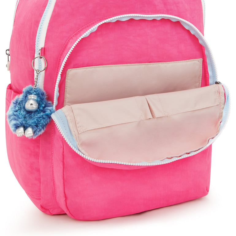 Kipling Backpacks Happy Pink Mix Kipling Seoul Extra Large 17" Laptop Backpack - Happy Pink Mix
