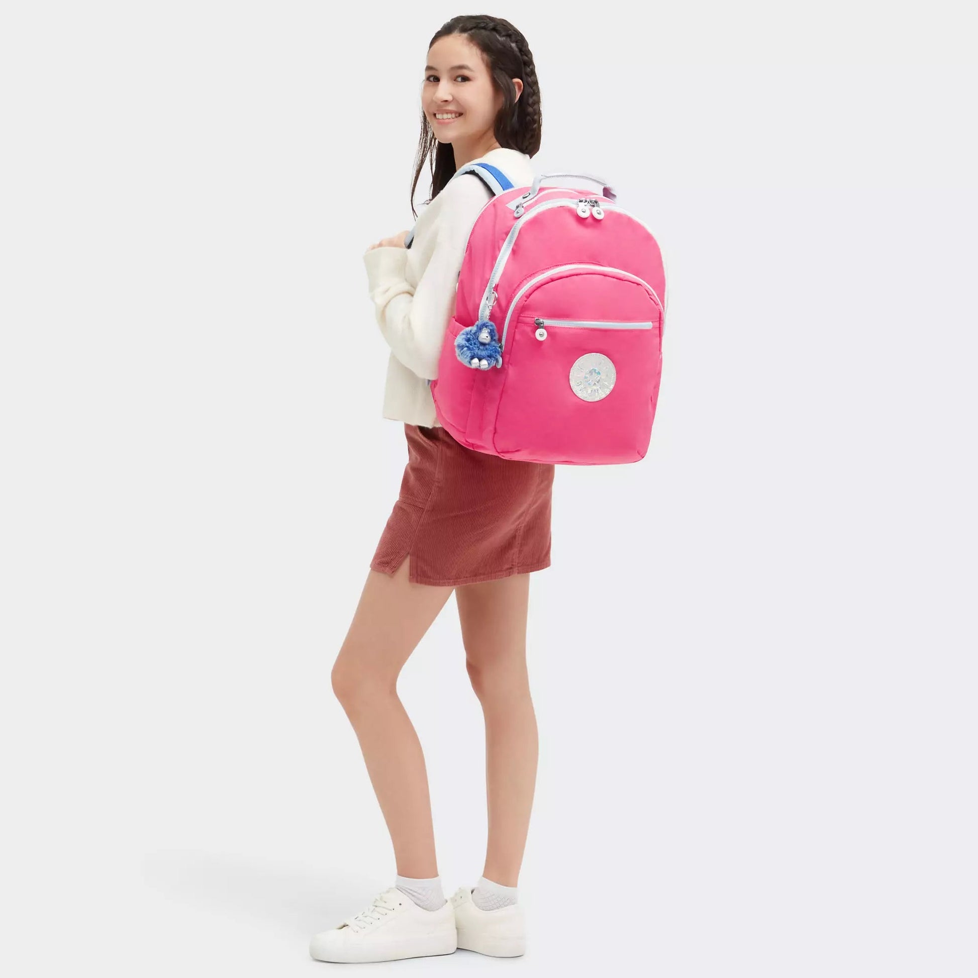 Kipling Backpacks Happy Pink Mix Kipling Seoul Extra Large 17" Laptop Backpack - Happy Pink Mix