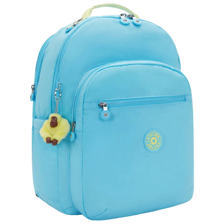 Kipling Backpacks Splash Blue Kipling Seoul Extra Large 17" Laptop Backpack - Splash Blue