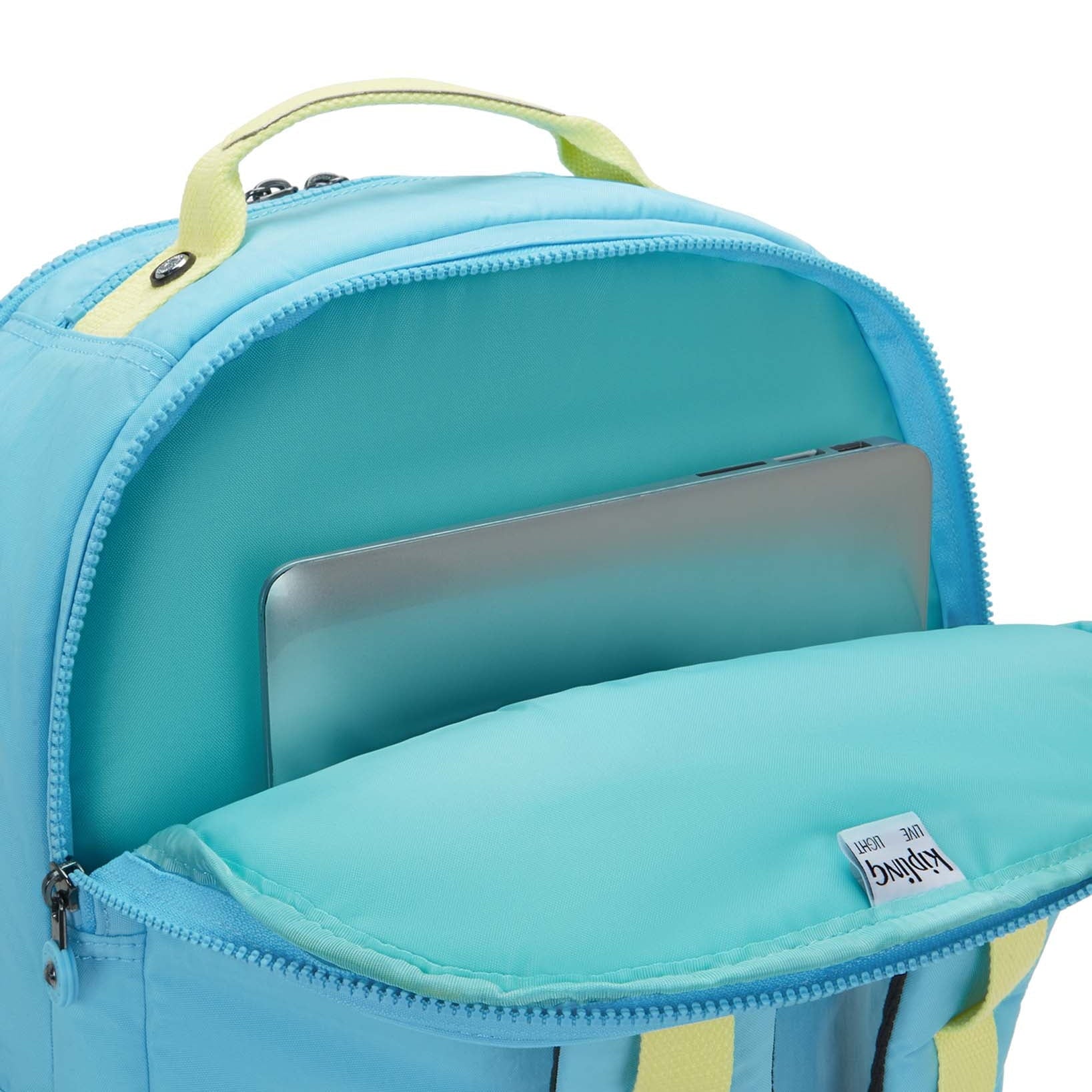 Kipling Backpacks Splash Blue Kipling Seoul Large 15" Laptop Backpack - Splash Blue