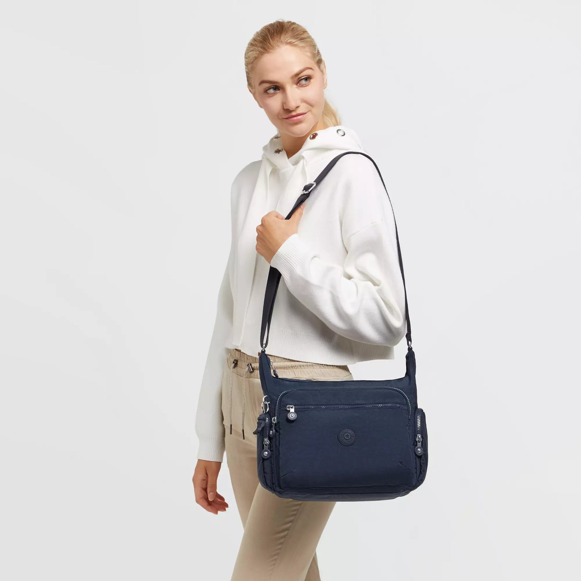 Kipling Bags Black Noir Kipling Gabbie Crossbody Bag - Black Noir