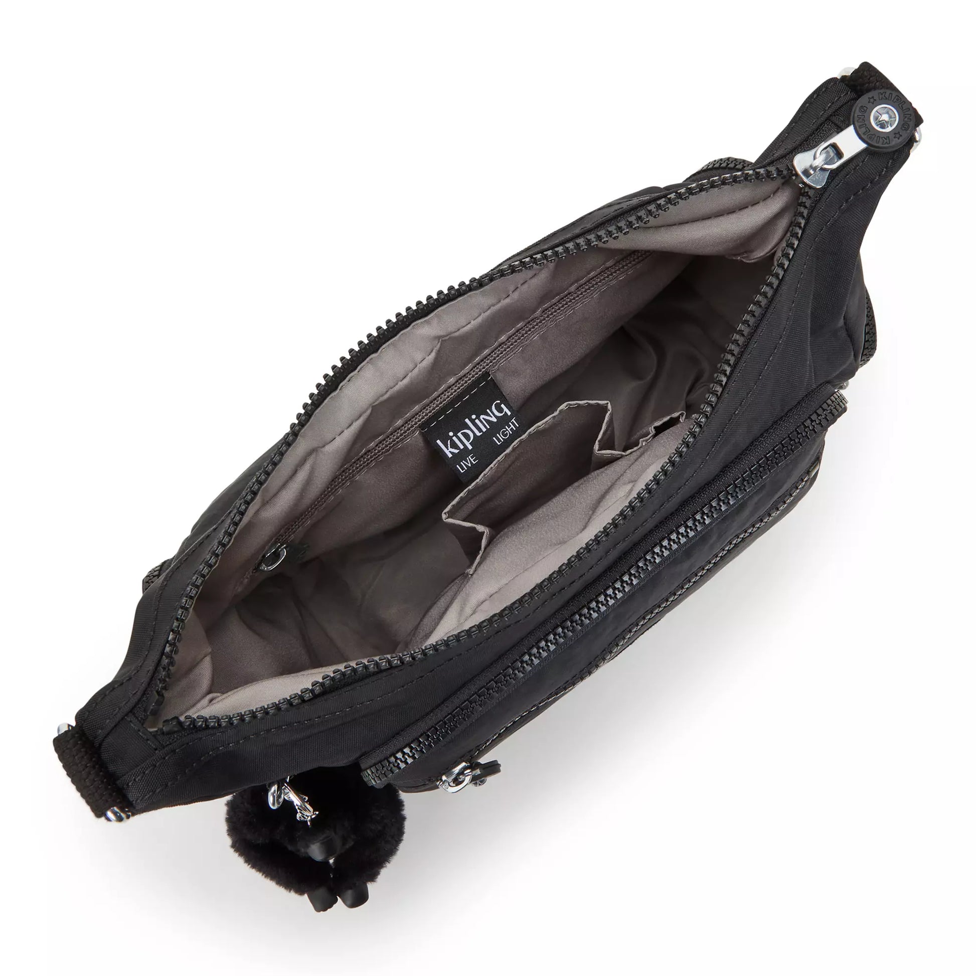 Kipling Cross-Body Bag Black Noir Kipling Gabbie Small Crossbody Bag - Black Noir