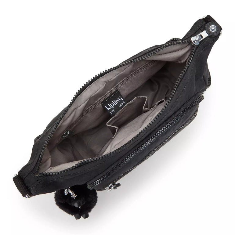 Kipling Cross-Body Bag Black Noir Kipling Gabbie Small Crossbody Bag - Black Noir