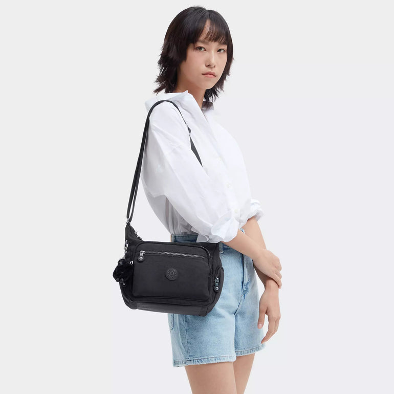 Kipling Cross-Body Bag Black Noir Kipling Gabbie Small Crossbody Bag - Black Noir