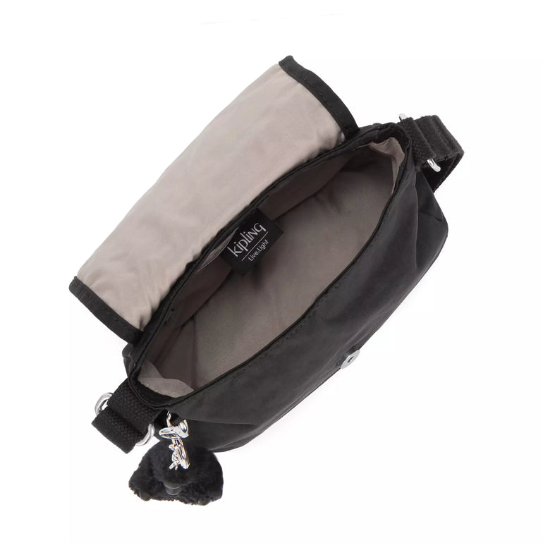 Kipling Cross-Body Bag Black Noir Kipling Sabian Crossbody Mini Bag - Black Noir