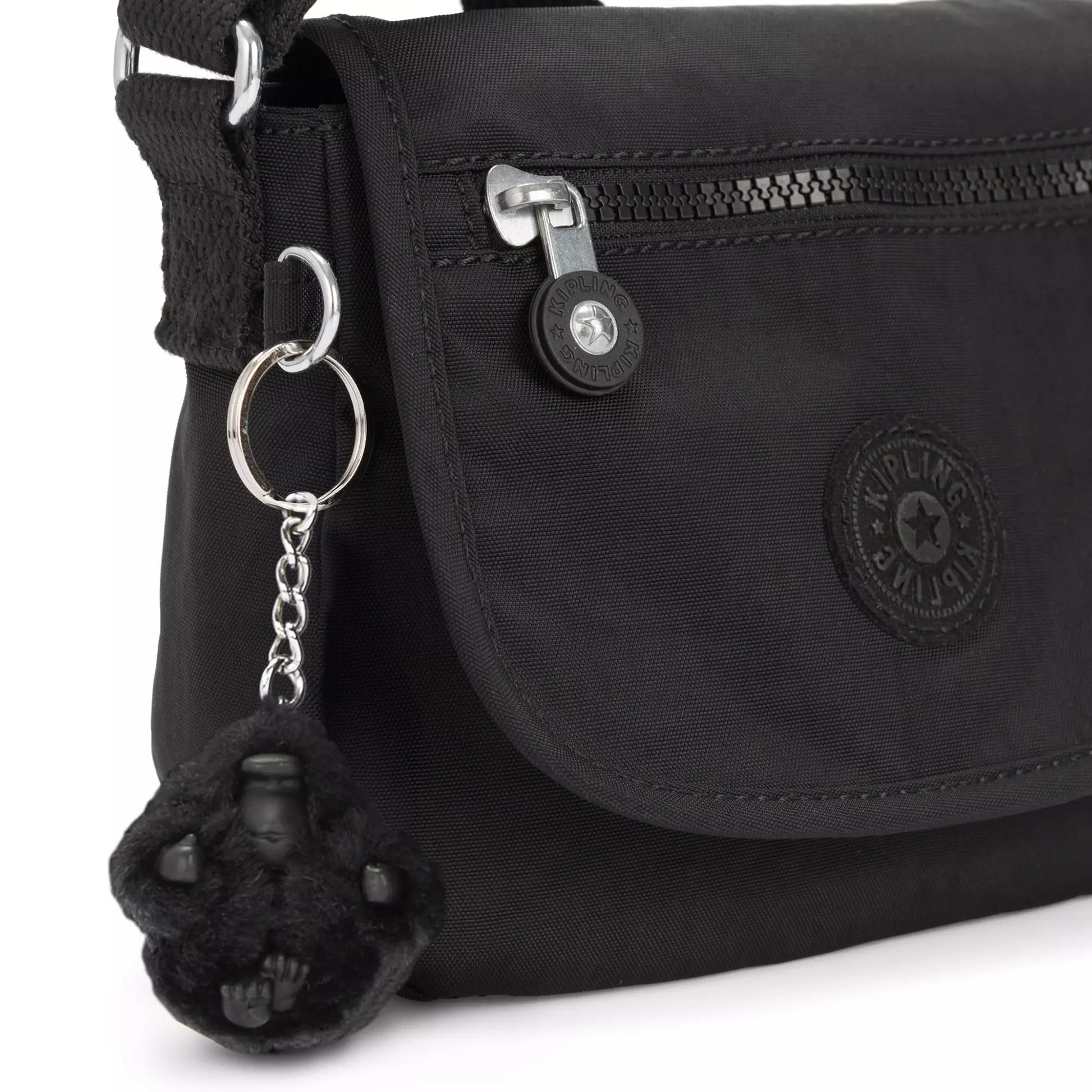 Kipling Cross-Body Bag Black Noir Kipling Sabian Crossbody Mini Bag - Black Noir