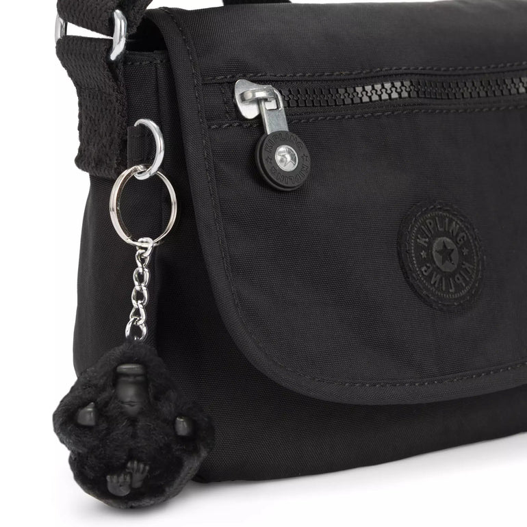 Kipling Cross-Body Bag Black Noir Kipling Sabian Crossbody Mini Bag - Black Noir