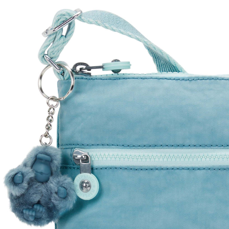 Kipling Cross-Body Bag Blue Cool Kipling Keiko Crossbody Mini Bag - Blue Cool