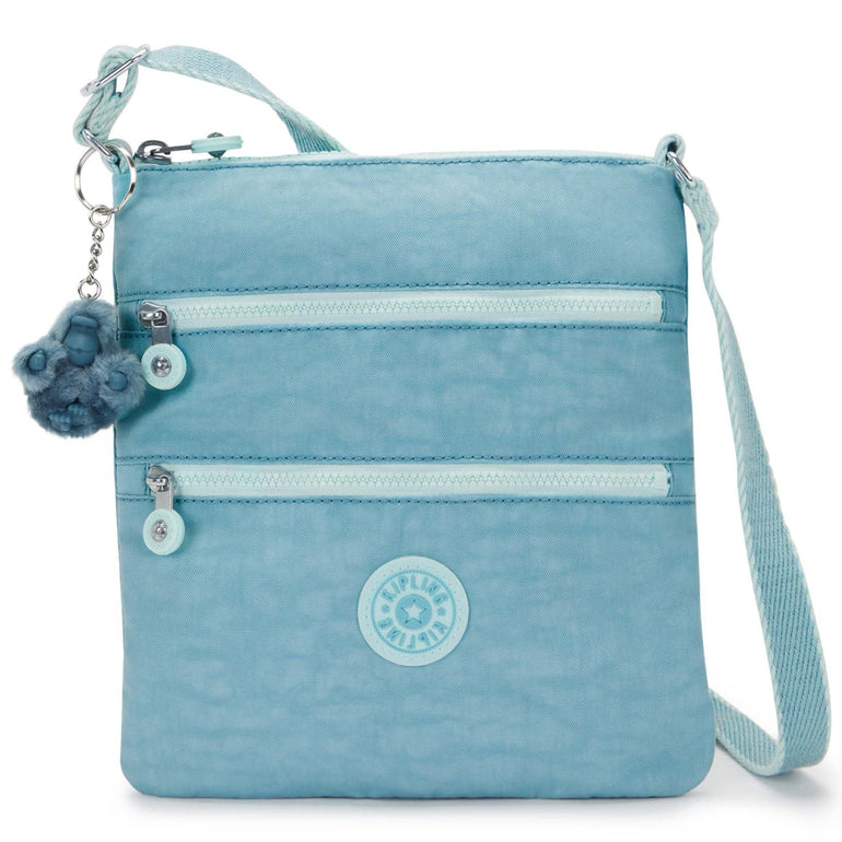 Kipling Cross-Body Bag Blue Cool Kipling Keiko Crossbody Mini Bag - Blue Cool