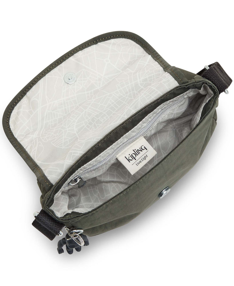 Kipling Cross-Body Bag Green Moss Kipling Sabian Crossbody Mini Bag - Green Moss