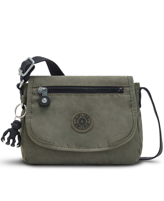 Kipling Cross-Body Bag Green Moss Kipling Sabian Crossbody Mini Bag - Green Moss