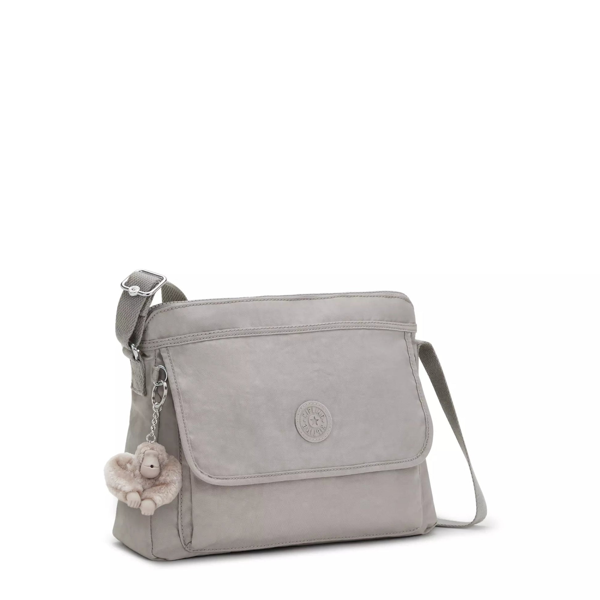 Kipling Cross-Body Bag Grey Gris Kipling Aisling Crossbody Bag - Grey Gris
