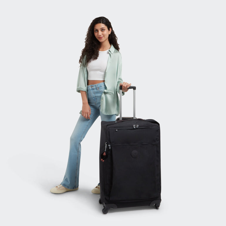 Kipling Luggage Black Tonal Kipling Darcey Large Rolling Luggage - Black Tonal