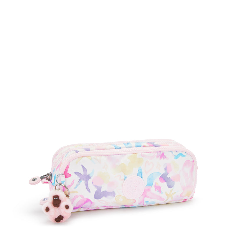 Kipling Pencil Case Aqua Sea Kipling Gitroy Printed Pencil Case - Aqua Sea