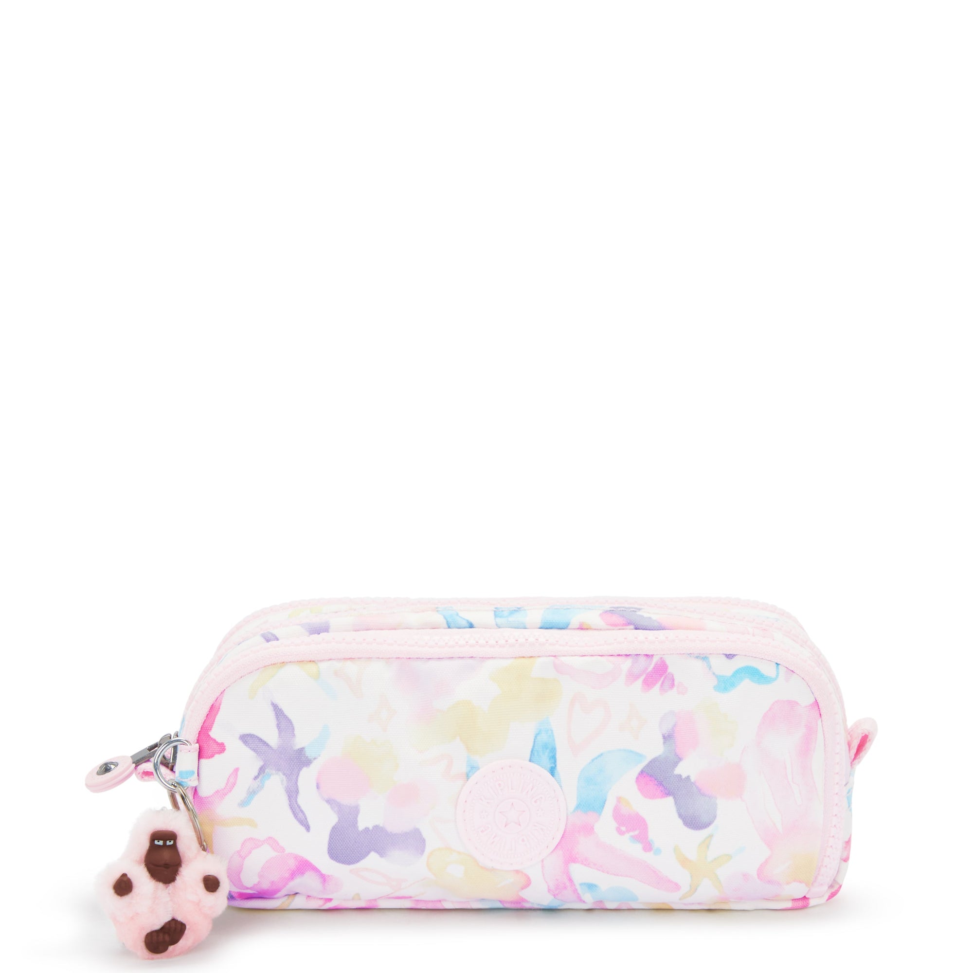 Kipling Pencil Case Aqua Sea Kipling Gitroy Printed Pencil Case - Aqua Sea