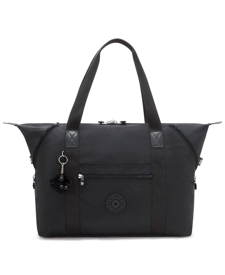 Kipling Tote Bag Black Noir Kipling Art Medium Tote Bag - Black Noir