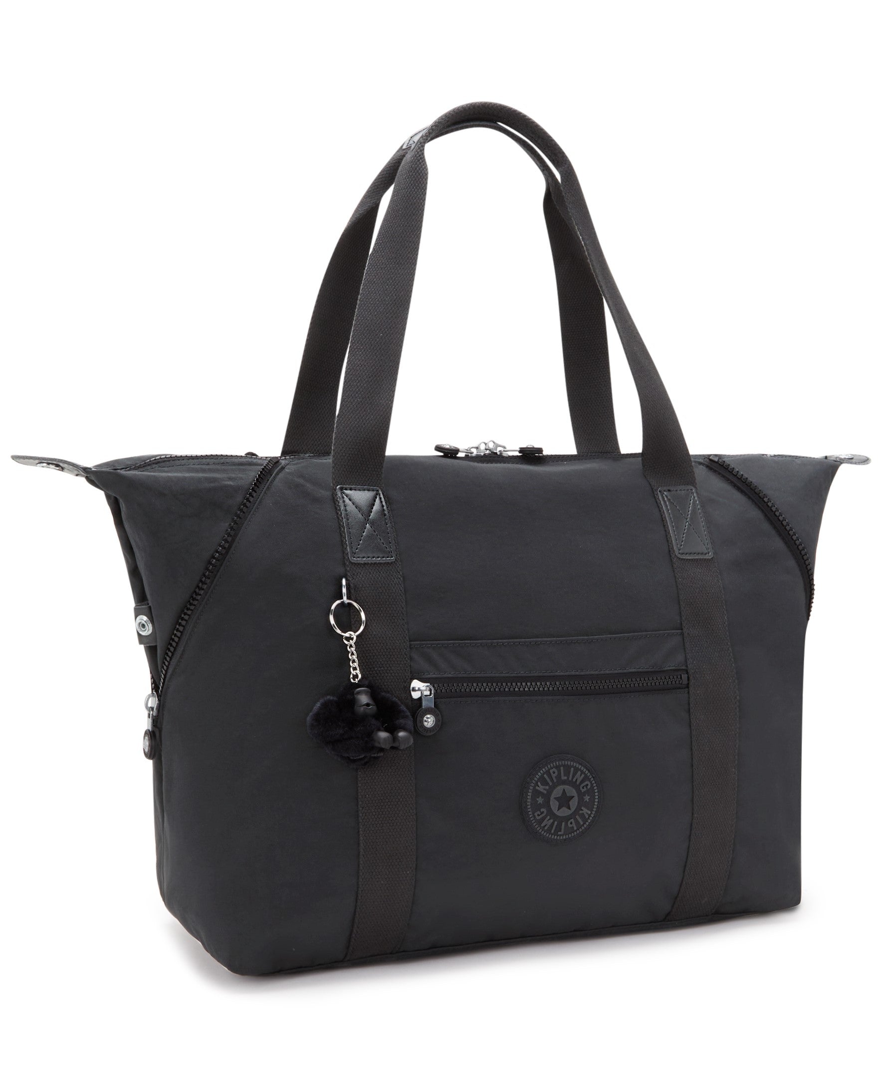 Kipling Tote Bag Black Noir Kipling Art Medium Tote Bag - Black Noir