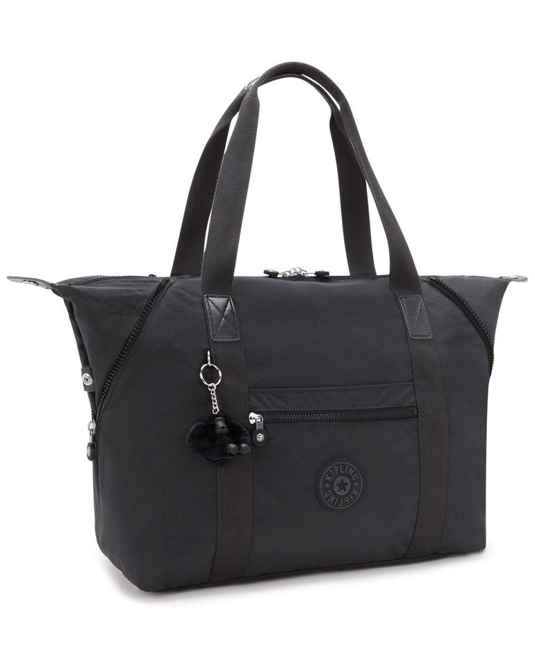 Kipling Tote Bag Black Noir Kipling Art Medium Tote Bag - Black Noir