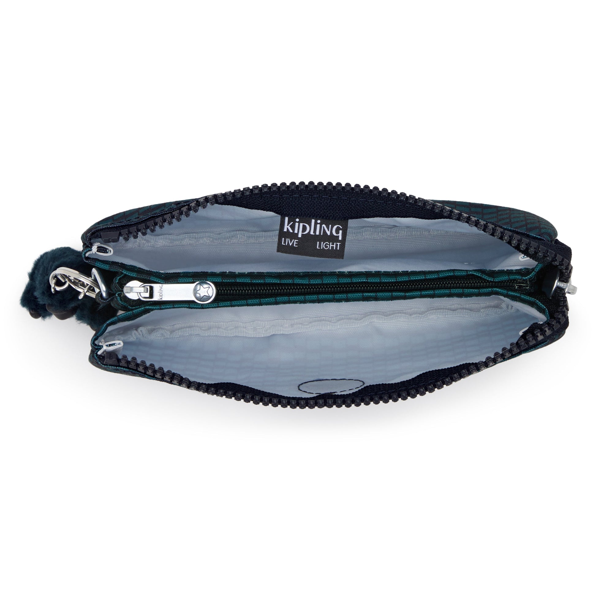 Kipling Travel Accessories Dark Lobby Tile Kipling Creativity Large Printed Pouch - Dark Lobby Tile