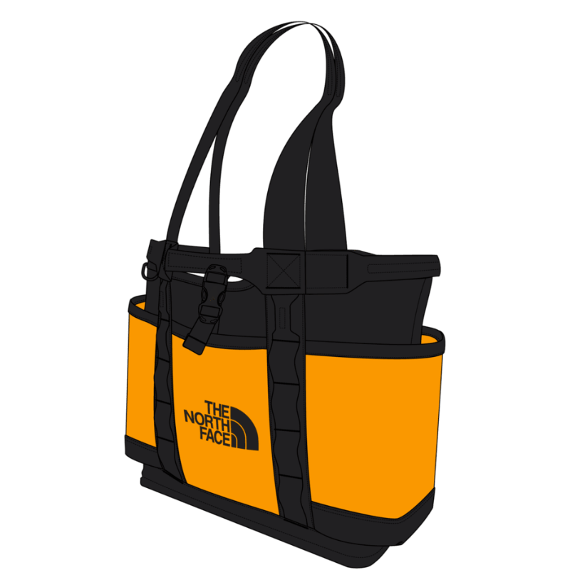 The North Face Base Camp Utility Tote - Summit Gold/TNF Black