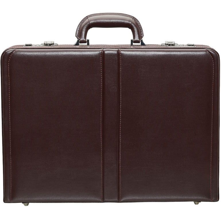Mancini Attaché Case Burgundy Mancini Business Collection Expandable Attaché Case