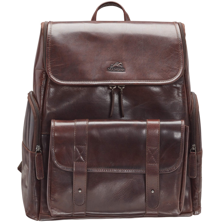 Mancini Backpacks Mancini Buffalo Backpack with Zippered Laptop/Tablet Compartment