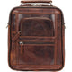 Mancini Bags Brown Mancini Buffalo Double Compartment Unisex Bag