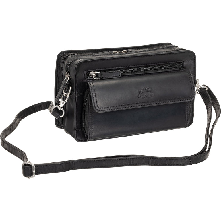 Mancini Bags Mancini Buffalo Unisex Bag with Zippered Organizer Pocket
